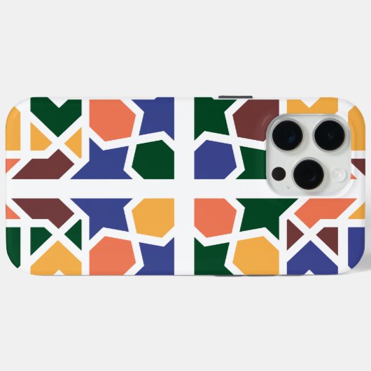 Coques Case-Mate iPhone Carreaux andalous 1 (Verso (horizontal))