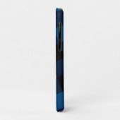 Coques Case-Mate iPhone Carreaux Bûcheron Bleu (Dos/Gauche)