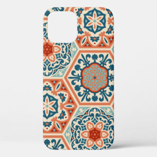Case-Mate iPhone Case Carreaux de céramique hexagone à motifs décorés, 