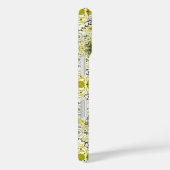 Coques Case-Mate iPhone Carreaux de fleurs en vert (Verso / Droite)