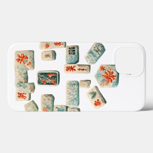 Coques Case-Mate iPhone Carreaux De Mahjong (Verso (horizontal))