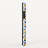 Coques Case-Mate iPhone Carreaux espagnols - Azulejo Bleu, Jaune et Blanc (Dos/Droite)