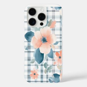 Coques iPhone 16 Pro Carreaux Floraux