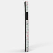 Coques Case-Mate iPhone Carreaux Floraux Pastel Verts (Dos/Droite)