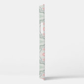 Coques Case-Mate iPhone Carreaux Floraux Pastel Verts (Verso / Droite)