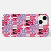 Coques Case-Mate iPhone carreaux géométriques (Verso (horizontal))