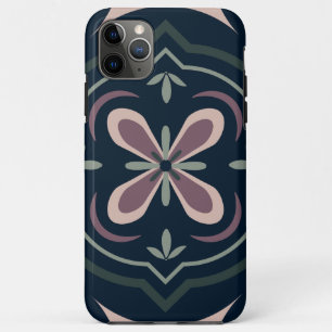 Case-Mate iPhone Case carreaux géométriques floraux de couleur terreuse