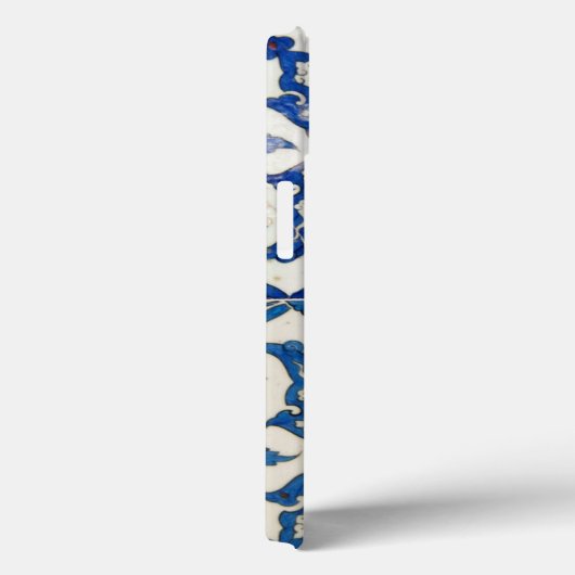 Coques Case-Mate iPhone Carreaux Iznik bleu (Verso / Droite)