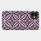 Coques Case-Mate iPhone Carreaux marocains - rose glace et noir (Dos (Horizontal))
