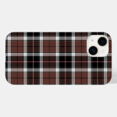 Coques Case-Mate iPhone Carreaux Marron (Verso (horizontal))