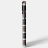 Coques Case-Mate iPhone Carreaux Marron (Verso / Gauche)