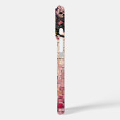 Coques Case-Mate iPhone Carreaux mosaïque d'une couverture noire (Verso / Gauche)