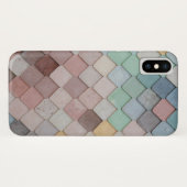 Coques Case-Mate iPhone Carreaux multicolores (Dos (Horizontal))