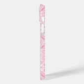 Coques Case-Mate iPhone Carreaux ornés en rose (Verso / Gauche)