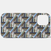 Coques Case-Mate iPhone Carreaux pliés (Verso (horizontal))