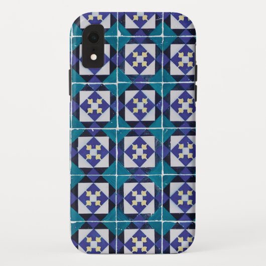 Coques Case-Mate iPhone Carreaux portugais - Azulejo Diamond géométrique (Dos)
