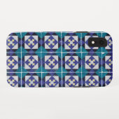 Coques Case-Mate iPhone Carreaux portugais - Azulejo Diamond géométrique (Dos (Horizontal))