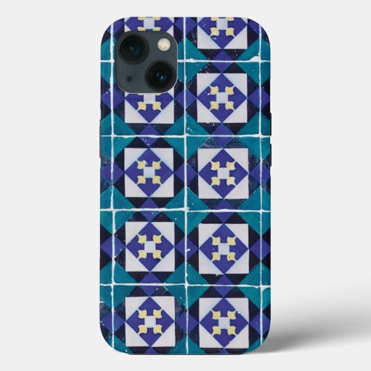 Coques Case-Mate iPhone Carreaux portugais - Azulejo Diamond géométrique (Verso)