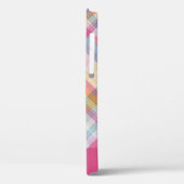 Coques Case-Mate iPhone Carreaux rose (Verso / Gauche)