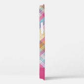 Coques Case-Mate iPhone Carreaux rose (Verso / Droite)