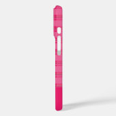 Coques Case-Mate iPhone Carreaux Rose Chaud (Verso / Gauche)