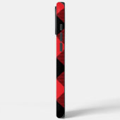 Coques Case-Mate iPhone Carreaux Rouge Noir Buffalo (Verso / Gauche)