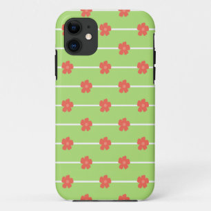 Case-Mate iPhone Case Carreaux verts floraux