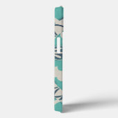 Coques Case-Mate iPhone Carrelage Batik Bleu I (Verso / Droite)