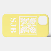 Coques Case-Mate iPhone Carrelage Canary Acorn et Leaf (Verso (horizontal))