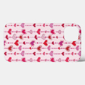 Coques Case-Mate iPhone Carrelage cardiaque (Verso (horizontal))