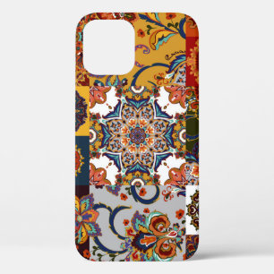 Case-Mate iPhone Case Carrelage en Patchwork coloré : style de poterie d