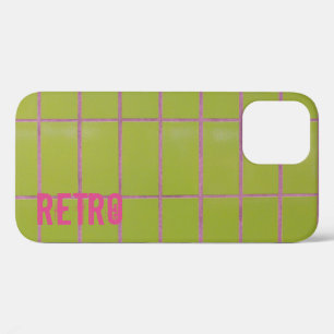 Case-Mate iPhone Case Carrelage Green Retro 80s les années 70 60s vintag