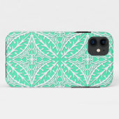 Coques Case-Mate iPhone Carrelage marocain - oeuf de robin bleu et blanc (Dos (Horizontal))
