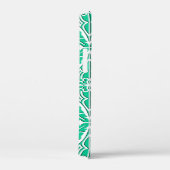 Coques Case-Mate iPhone Carrelage marocain - turquoise et blanc (Verso / Droite)