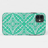 Coques Case-Mate iPhone Carrelage marocain - turquoise et blanc (Dos (Horizontal))