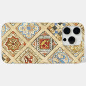 Coques Case-Mate iPhone Carrelage médiéval en céramique Couronnes Fleur De (Verso (horizontal))