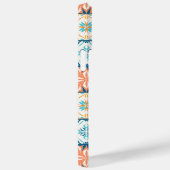 Coques Case-Mate iPhone Carrelage orange et bleu (Verso / Droite)