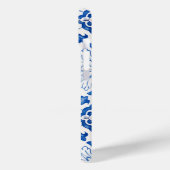 Coques Case-Mate iPhone Carrelage portugais Bleu méditerranéen Floral (Verso / Gauche)