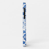 Coques Case-Mate iPhone Carrelage portugais Bleu méditerranéen Floral (Dos/Gauche)