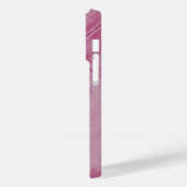 Coques Case-Mate iPhone Carrelage simple Surface en céramique rose (Verso / Gauche)