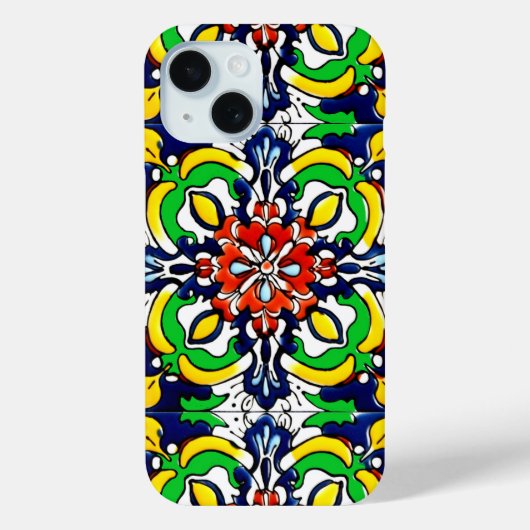 Coques Case-Mate iPhone Carrelage Talavera Mexicaine No 7 (Verso)