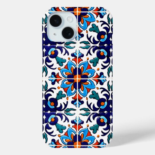 Coques Case-Mate iPhone Carrelage Talavera Mexicaine No 9 (Verso)