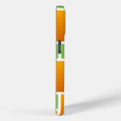 Coques Case-Mate iPhone Carrés à dégradé orange  (Verso / Droite)
