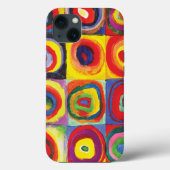 Coques Case-Mate iPhone Carrés avec cercles concentrés Hiroaki Takahashi (Verso)