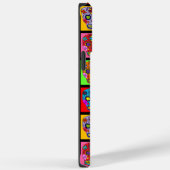 Coques Case-Mate iPhone Carrés crâne sucre (Verso / Droite)