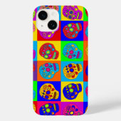 Coques Case-Mate iPhone Carrés crâne sucre (Verso)