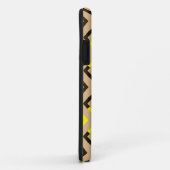 Coques Case-Mate iPhone Carrés de Jacquard rétro 3 (Dos/Droite)