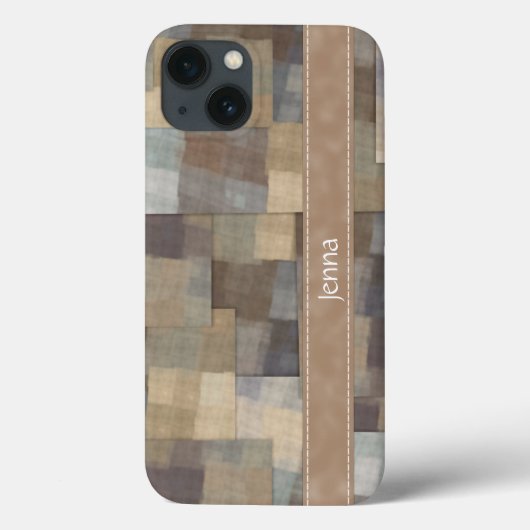 Coques Case-Mate iPhone Carrés de Patchwork (Verso)