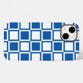 Coques Case-Mate iPhone Carrés Denim Blue Bold Mod (Verso (horizontal))