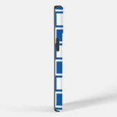 Coques Case-Mate iPhone Carrés Denim Blue Bold Mod (Verso / Droite)